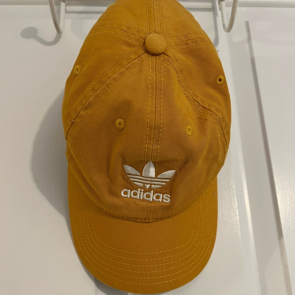 yellow adidas hat